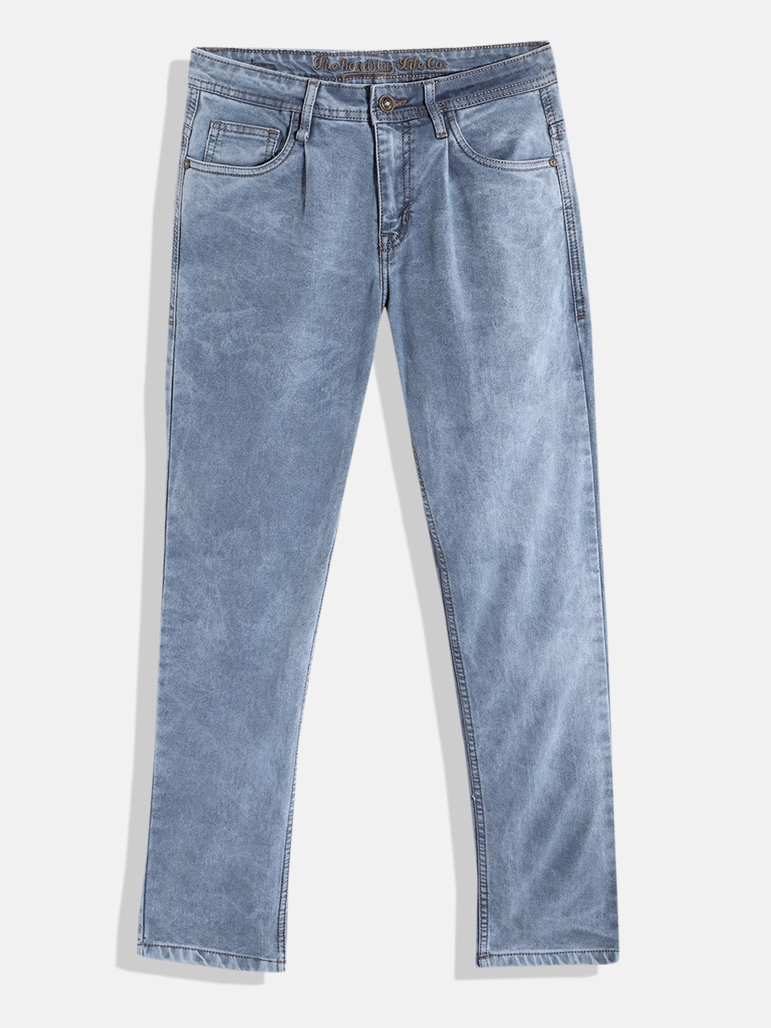 

Roadster Boys Slim Fit Light Fade Stretchable Jeans, Blue