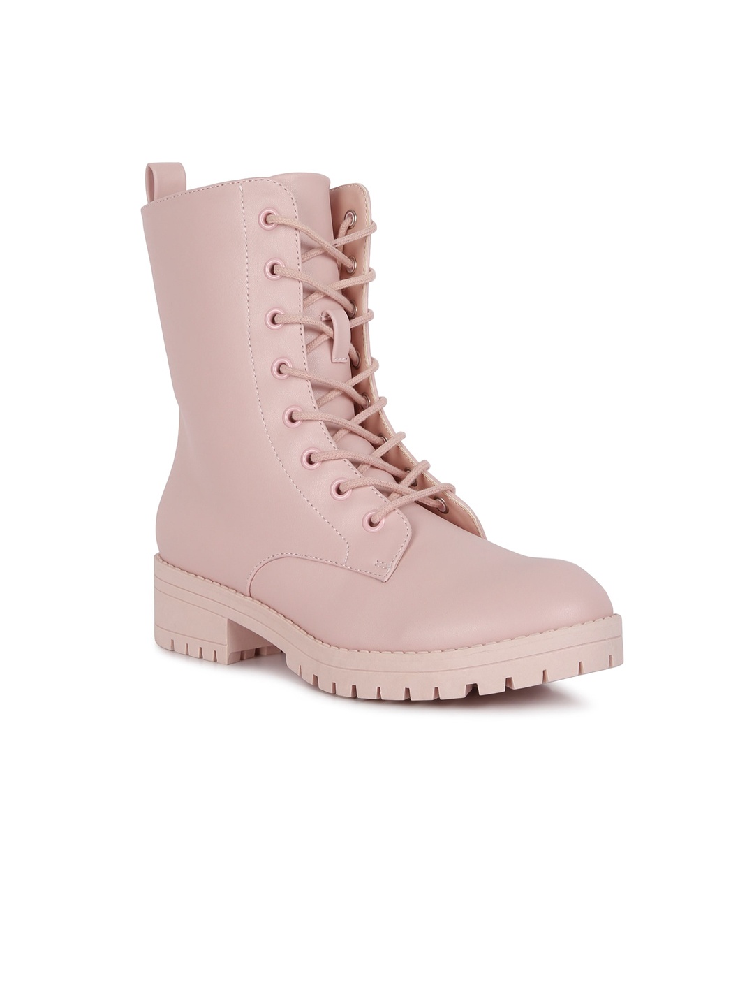

London Rag Women High Top Ankle Boot, Pink