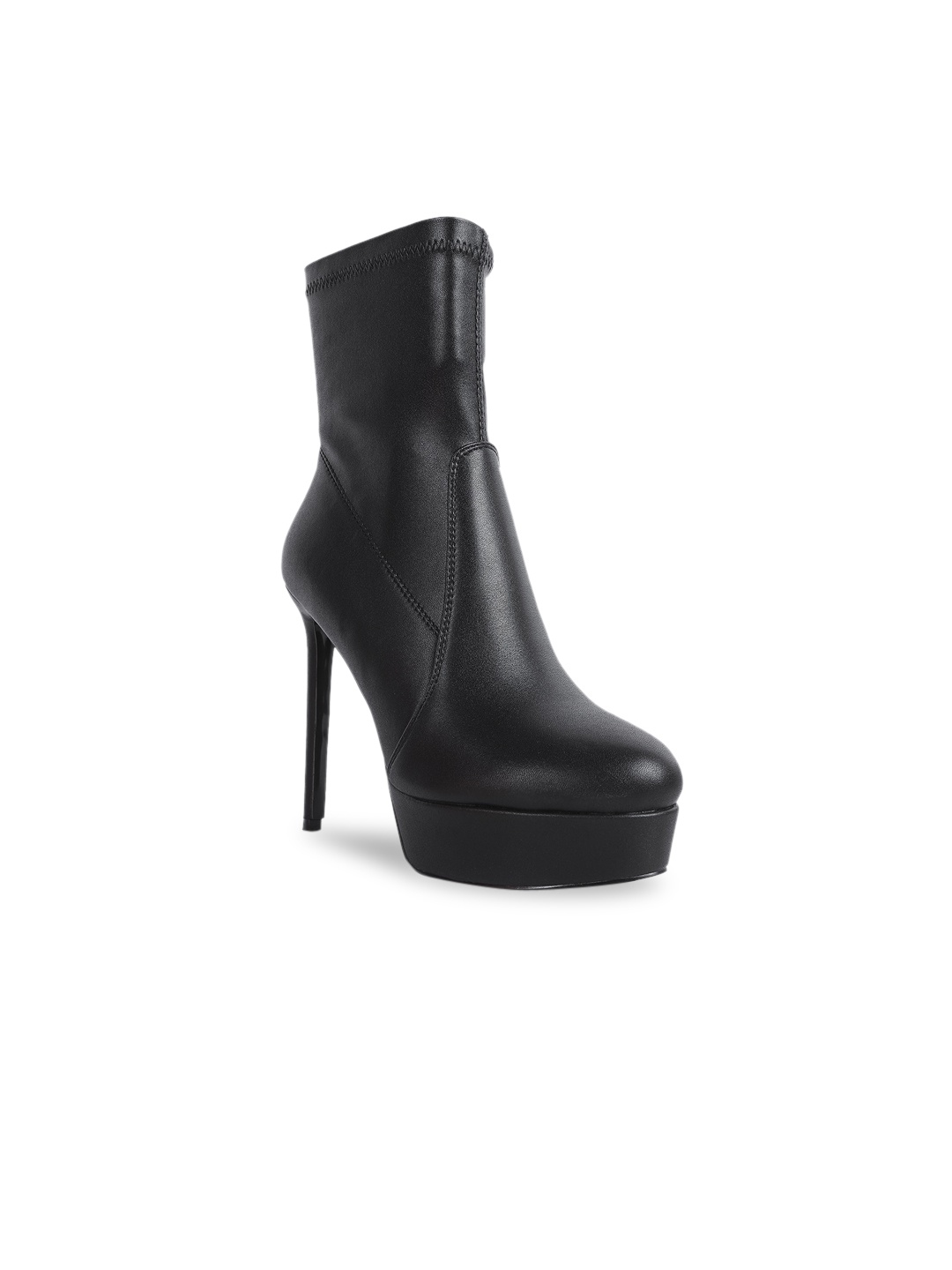 

London Rag Women High Heeled Regular Boots, Black