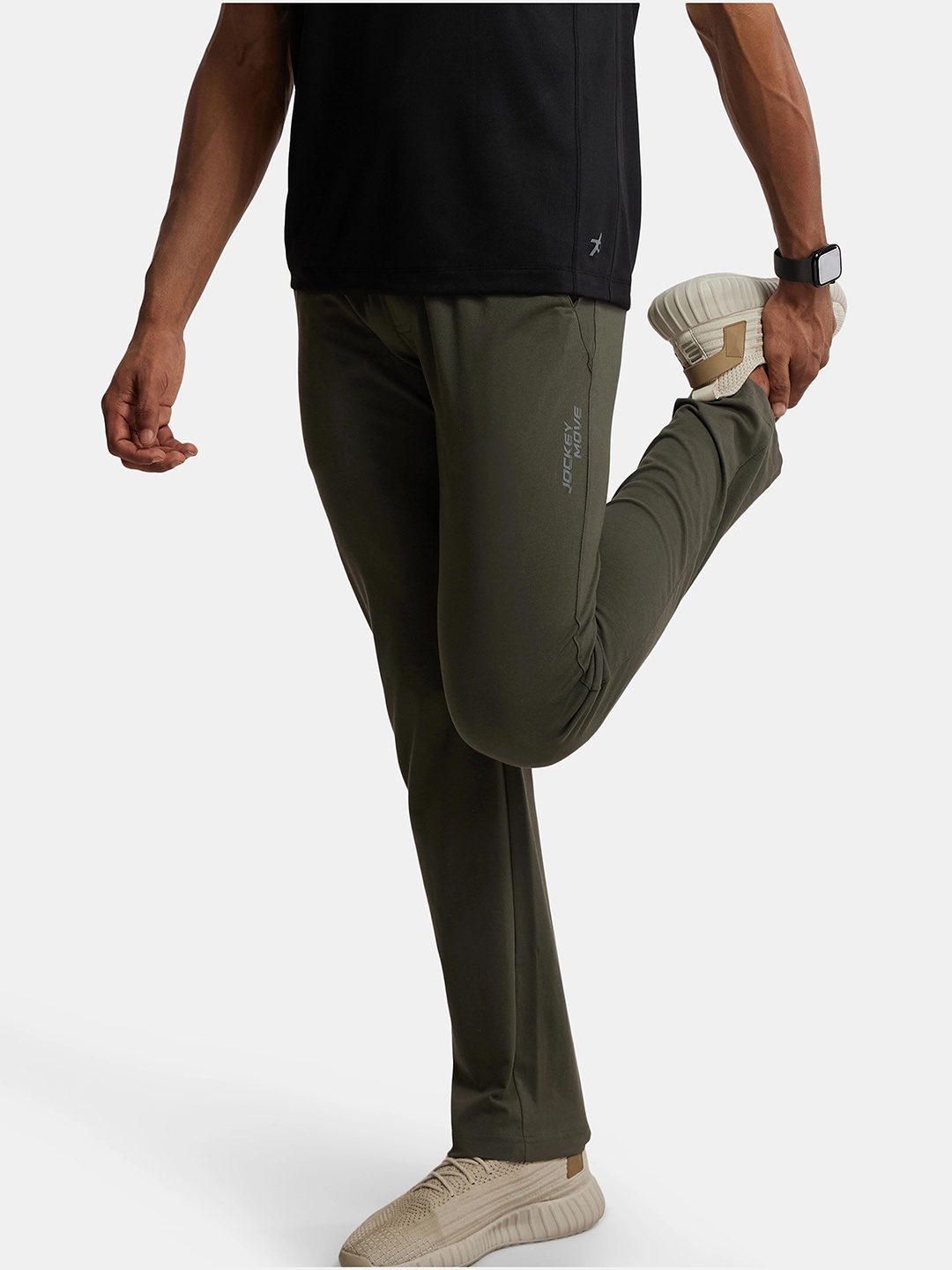 

Jockey Men Slim-Fit Track Pants, Olive