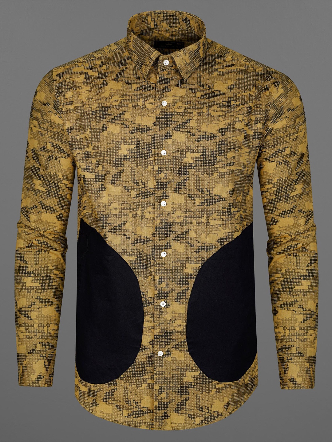 

FRENCH CROWN Men Standard Floral Printed Casual Shirt, Brown