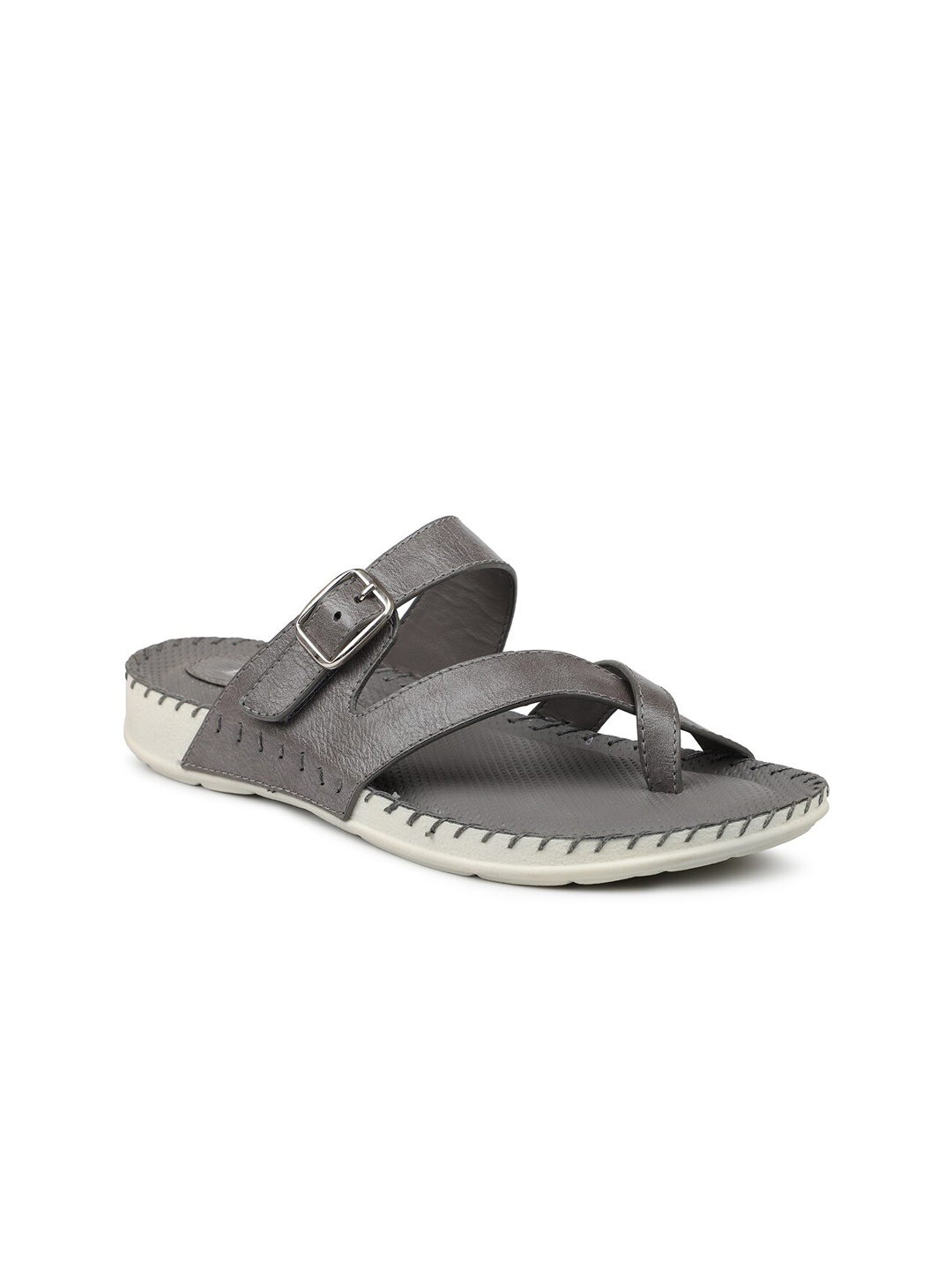

Inc 5 Women Textured One Toe Flats, Grey