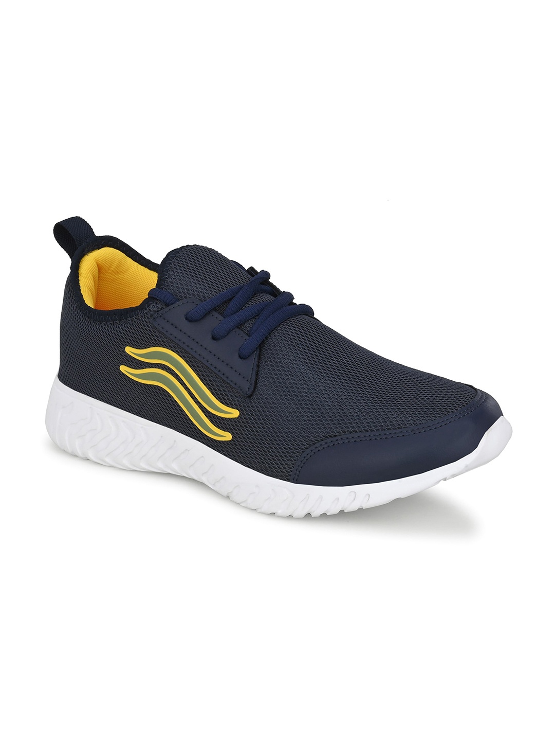 

Yuuki Men Mesh Running Non-Marking Shoes, Navy blue