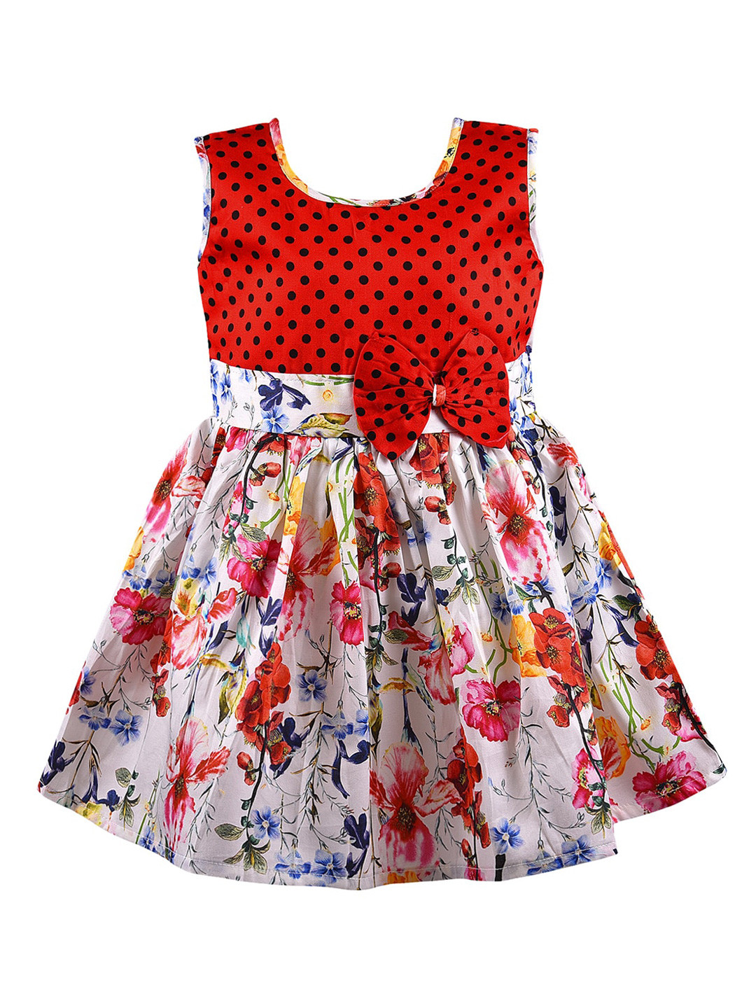 

Wish Karo Cotton Floral Dress, Red