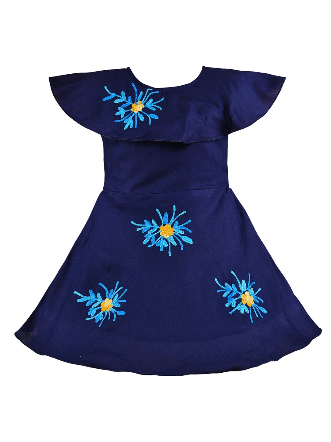 

Wish Karo Printed Floral Dress, Navy blue