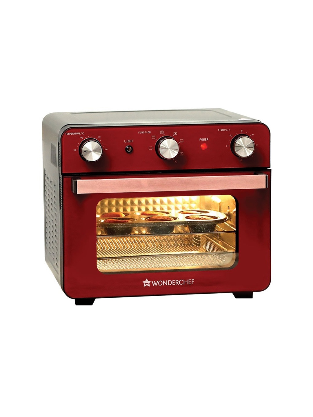 

Wonderchef Red Crimson Edge OTG and Air Fryer Oven 1700W 23L