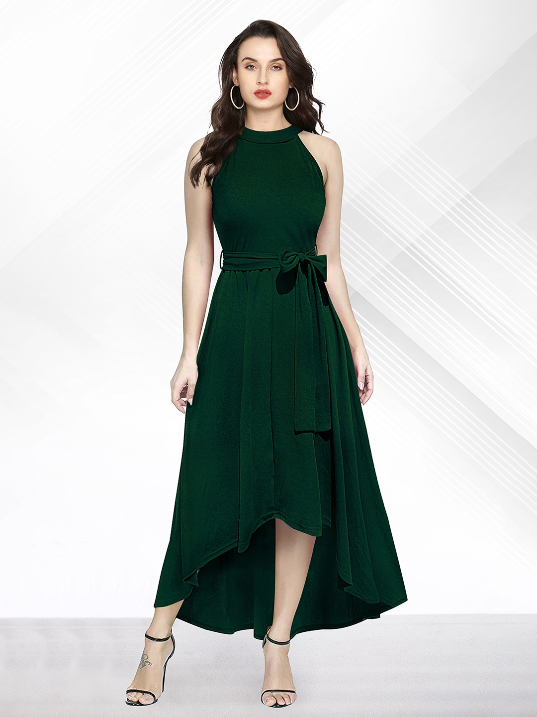 

FAVRIZ Green Maxi Dress