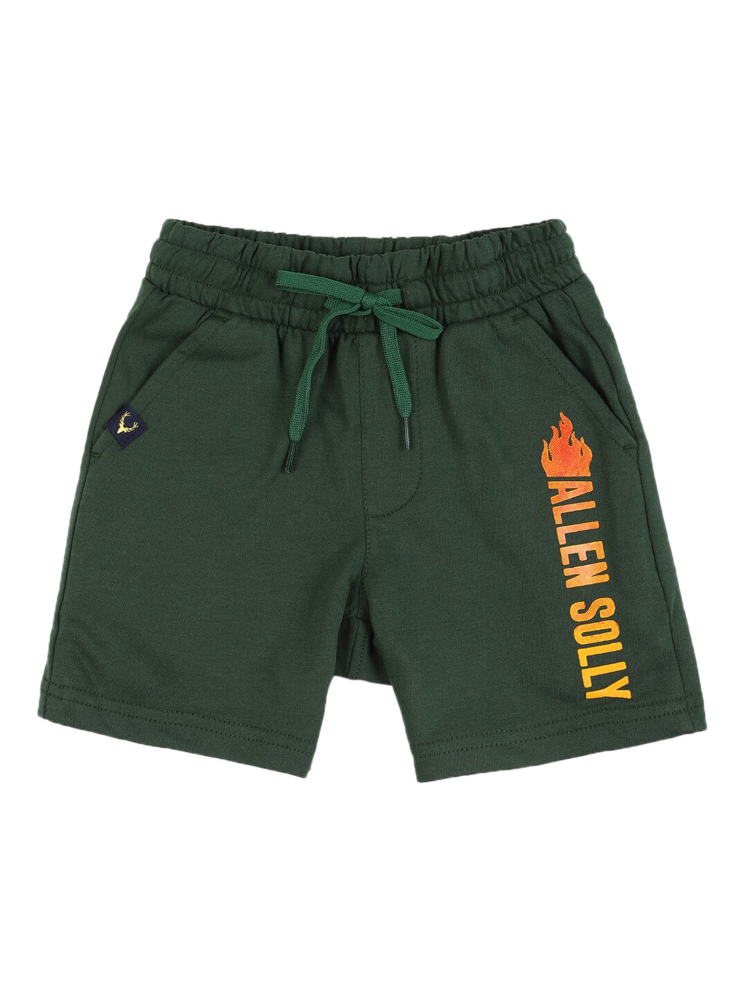 

Allen Solly Junior Boys Pure Cotton Shorts, Olive