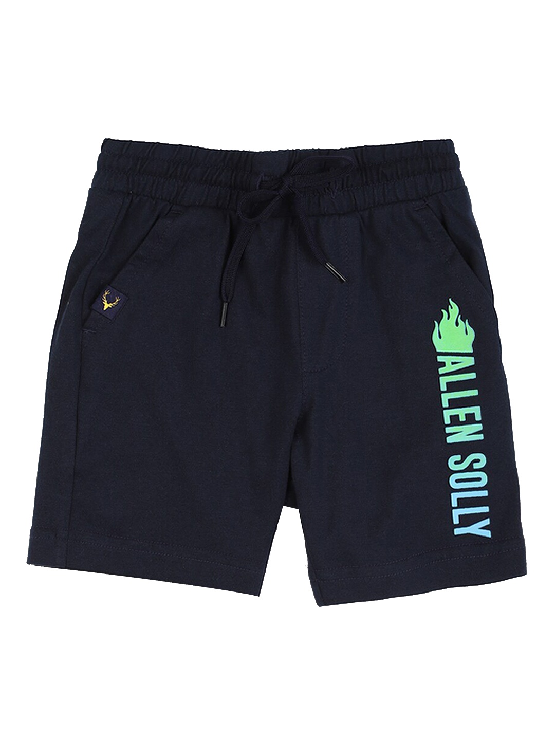 

Allen Solly Junior Boys Pure Cotton Shorts, Navy blue