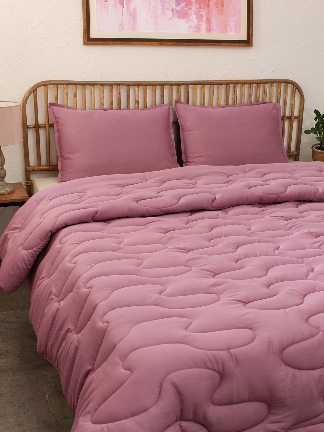 

House This Purple Mild Winter Cotton Single Bed Comforter