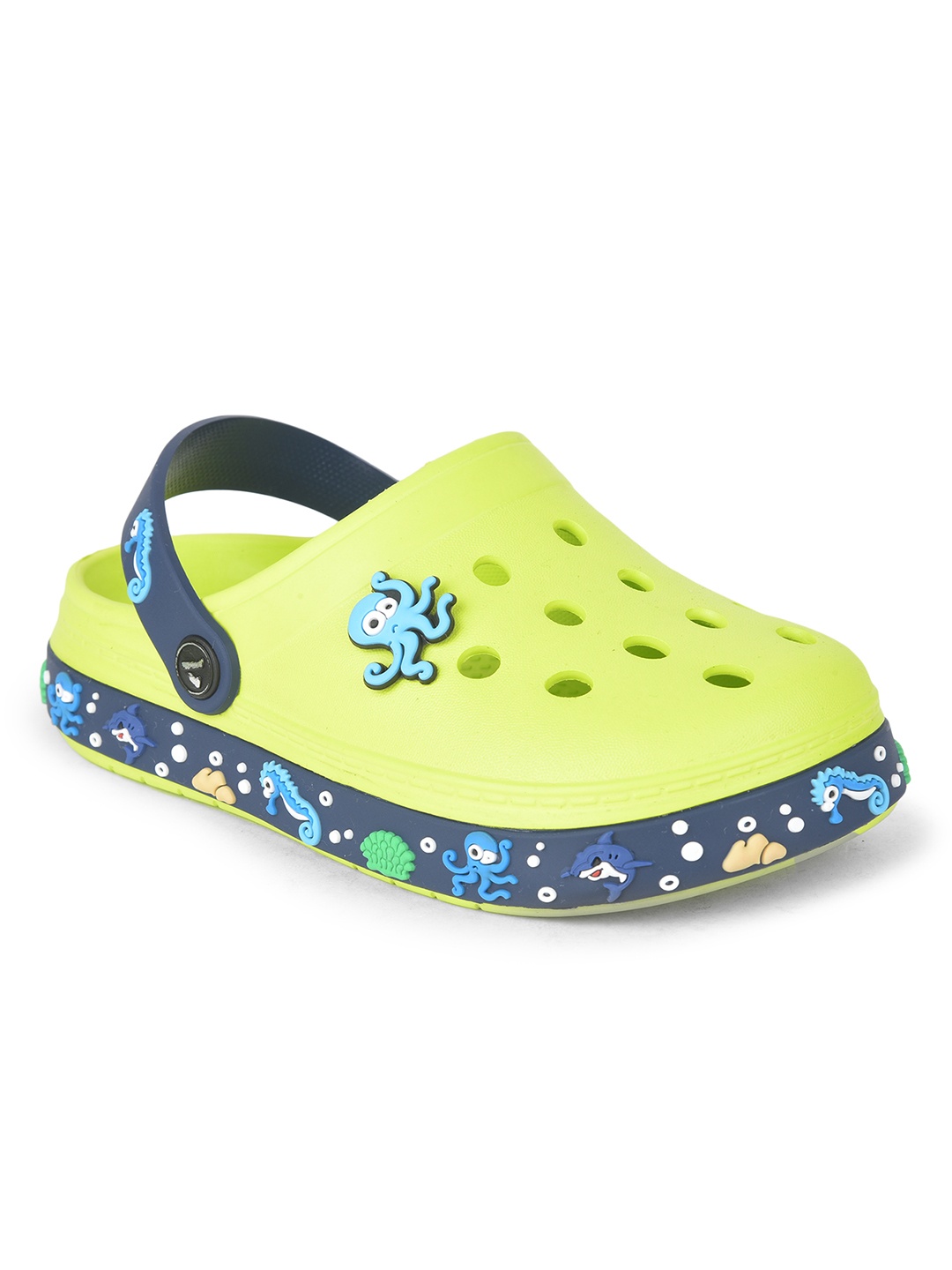 

Aqualite Kids Anti Skid Water Resistant Clogs, Fluorescent green