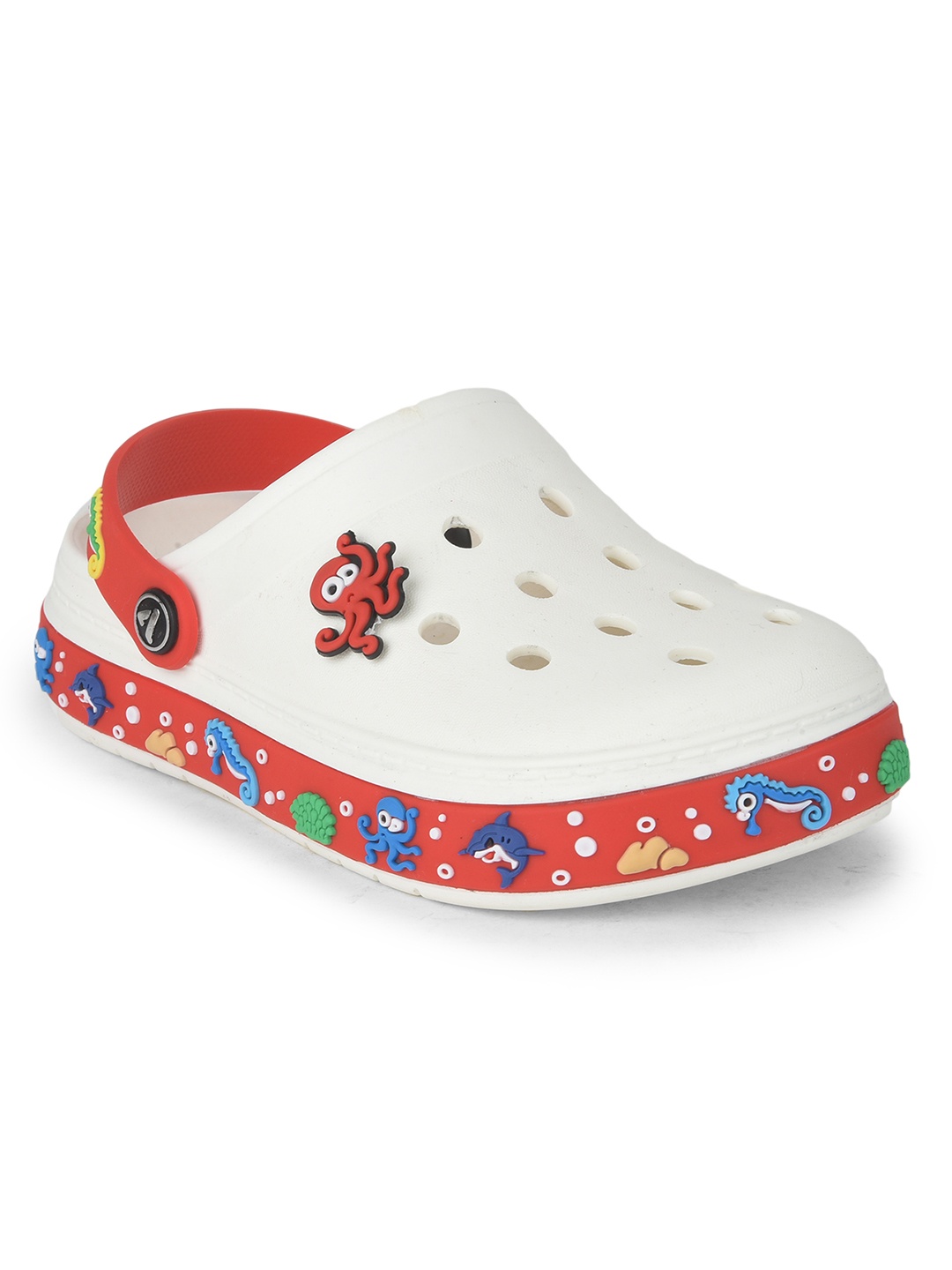 

Aqualite Kids Anti Skid Water Resistant Clogs, White