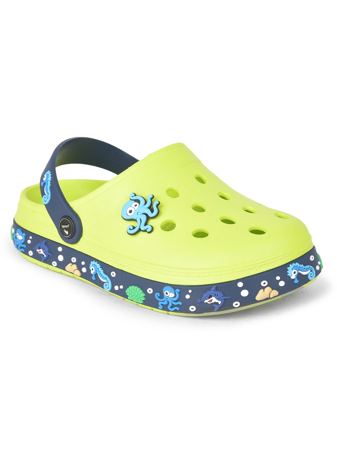 

Aqualite Kids Anti Skid Water Resistant Clogs, Fluorescent green