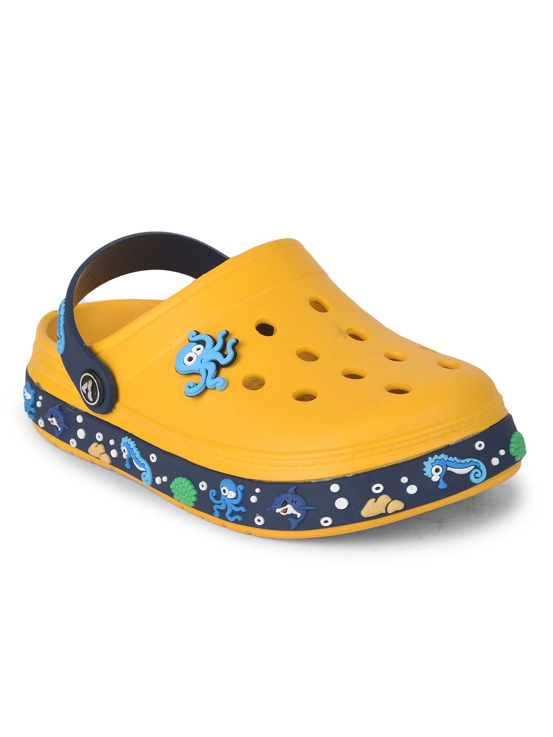 

Aqualite Kids Anti Skid Water Resistant Clogs, Yellow