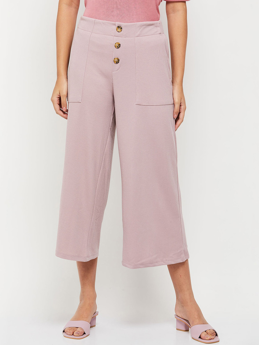 

max Women Purple Culottes Trousers