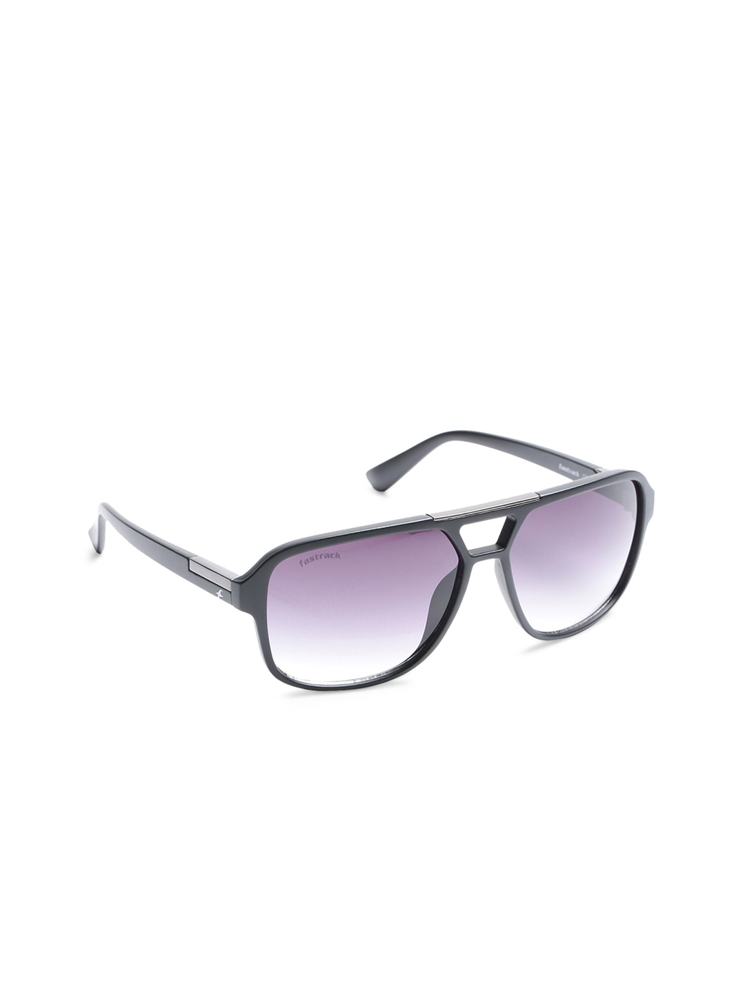 Fastrack Men Square Sunglasses C083BK1, Purple