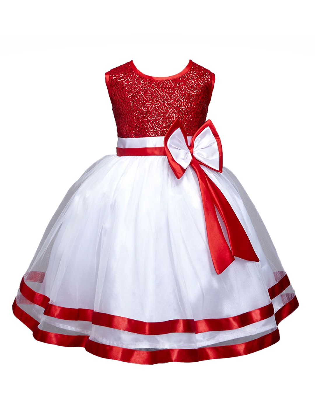 

The Magic Wand Girls Fit And Flare Dress, White