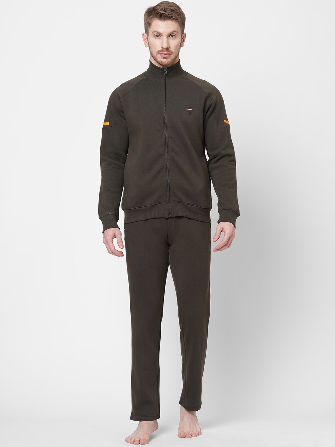 

Sweet Dreams Men Night suit, Olive