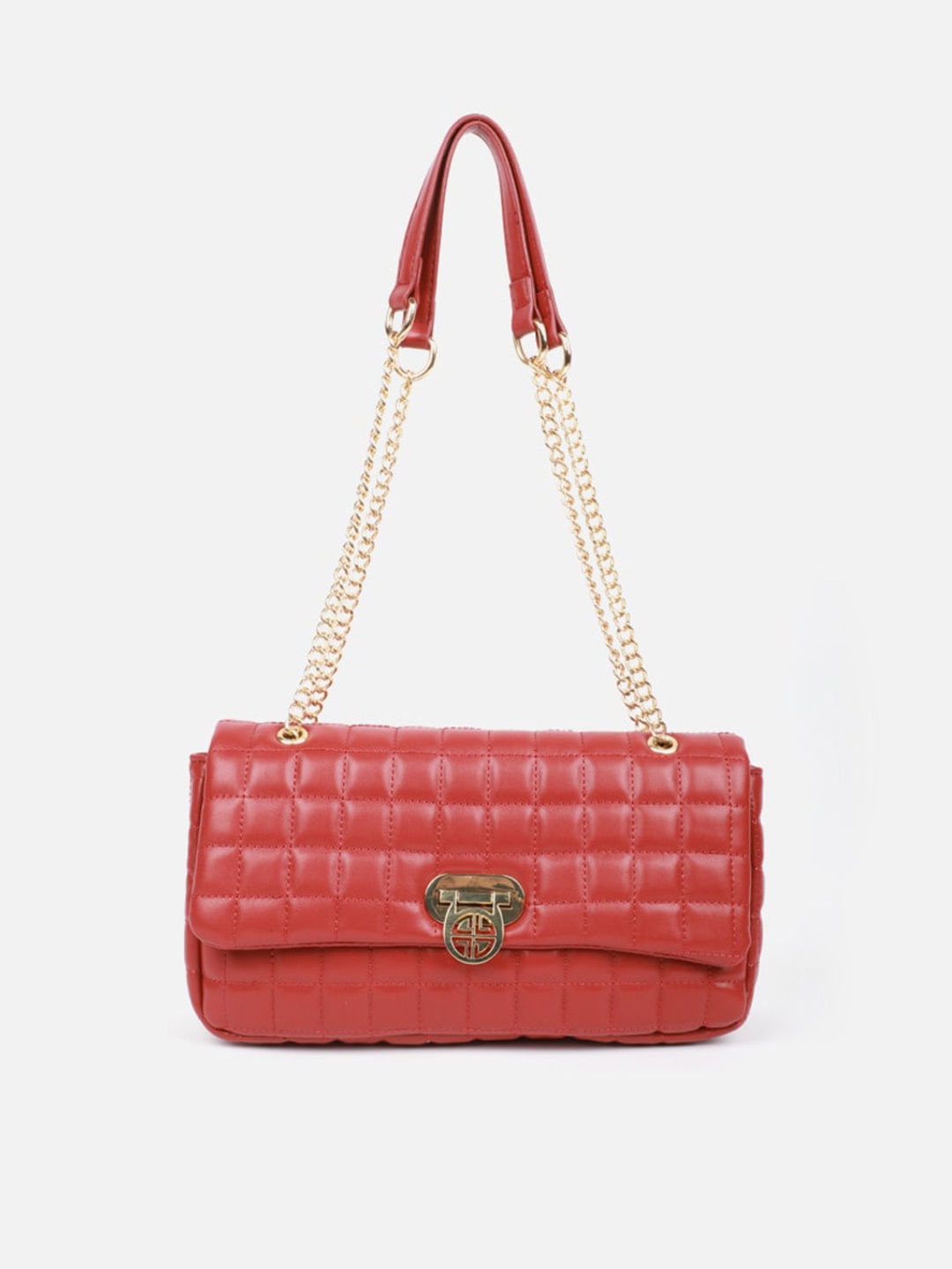 

Carlton London Textured Swagger Shoulder Bag, Red