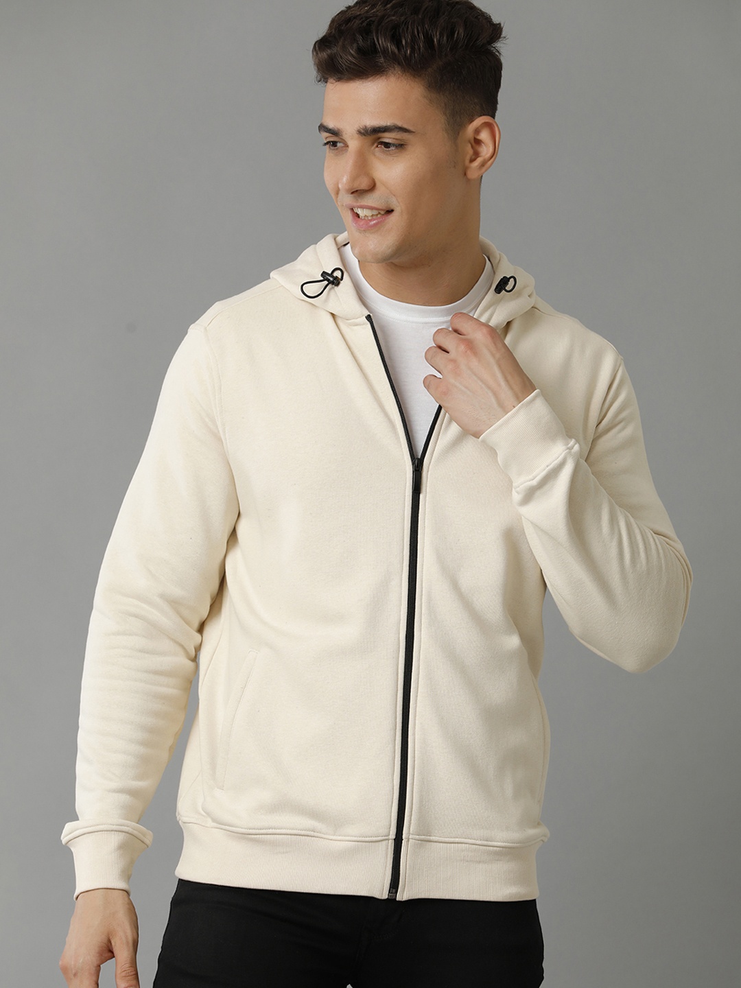 

CAVALLO by Linen Club Sporty Jacket, Off white