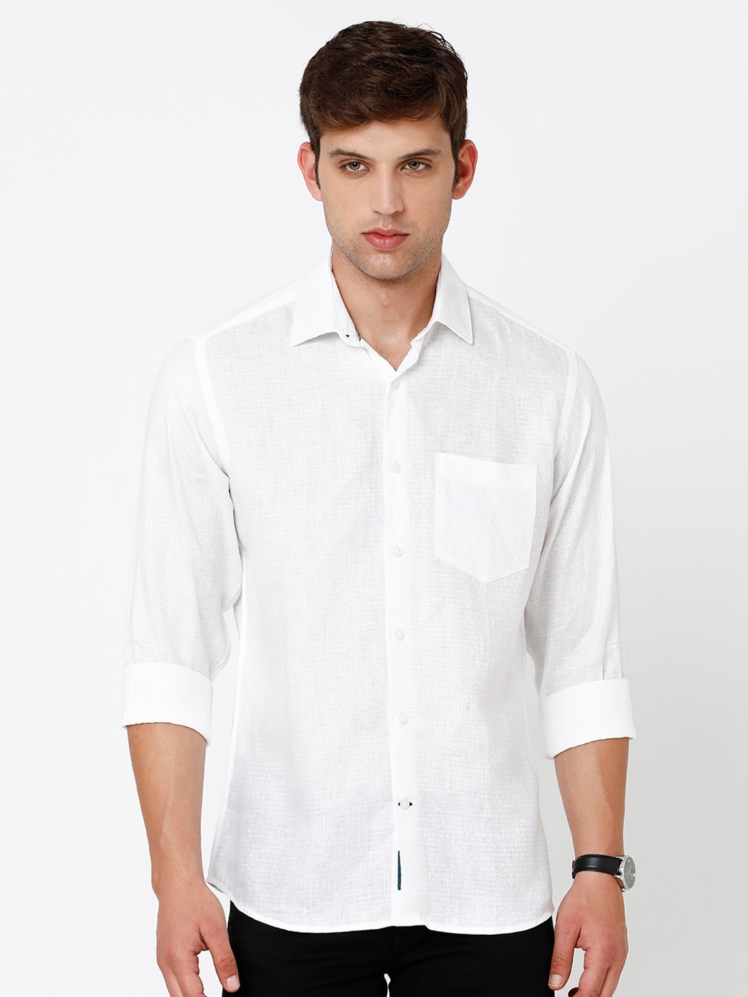 

Linen Club Sustainable Casual Shirt, White
