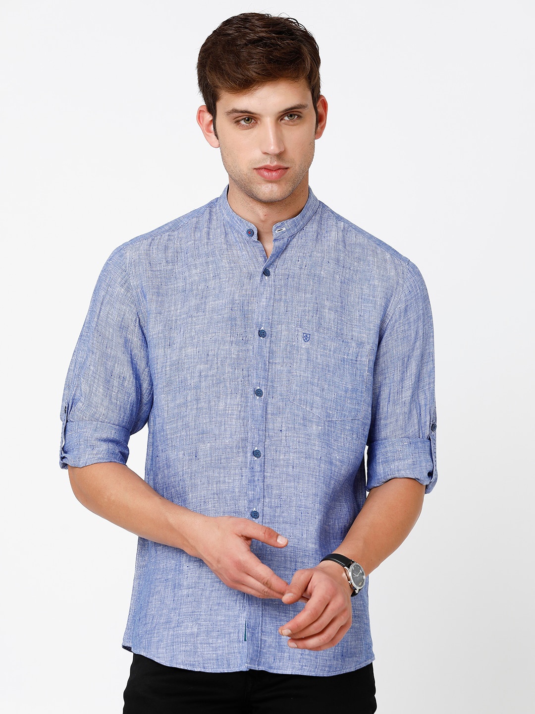 

Linen Club Sustainable Casual Shirt, Blue