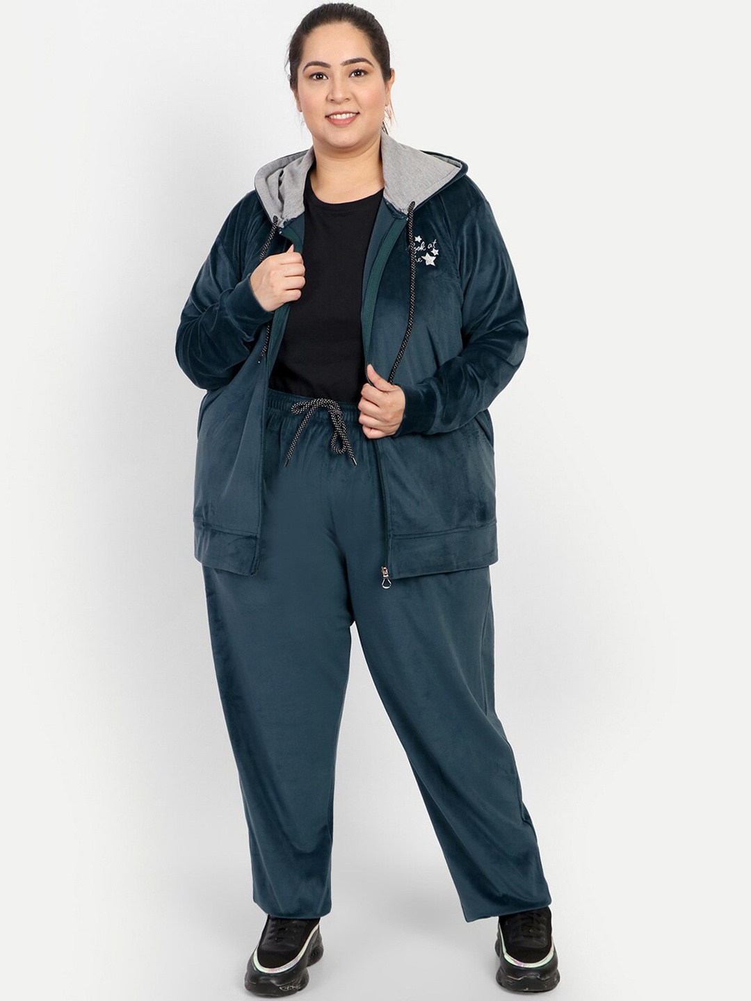 

CUPID Women Plus Size Tracksuits, Blue