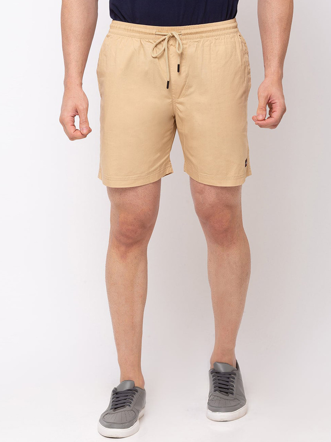 

Status Quo Men Regular Fit Sports Shorts, Beige