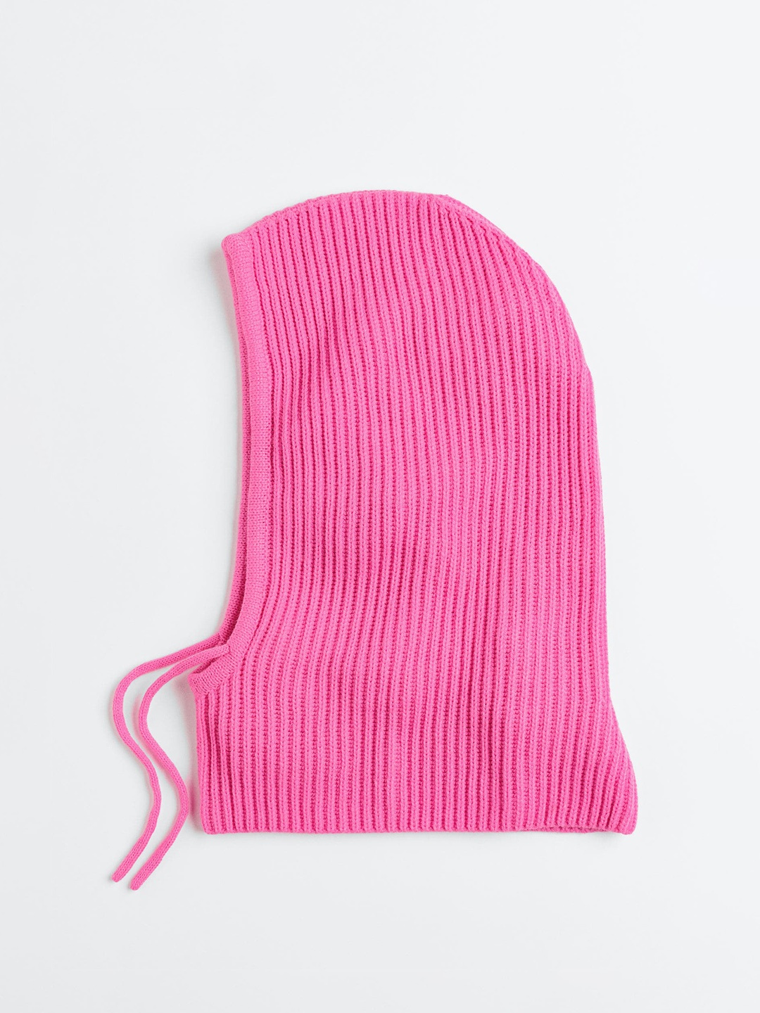 

H&M Women Rib-Knit Balaclava, Pink