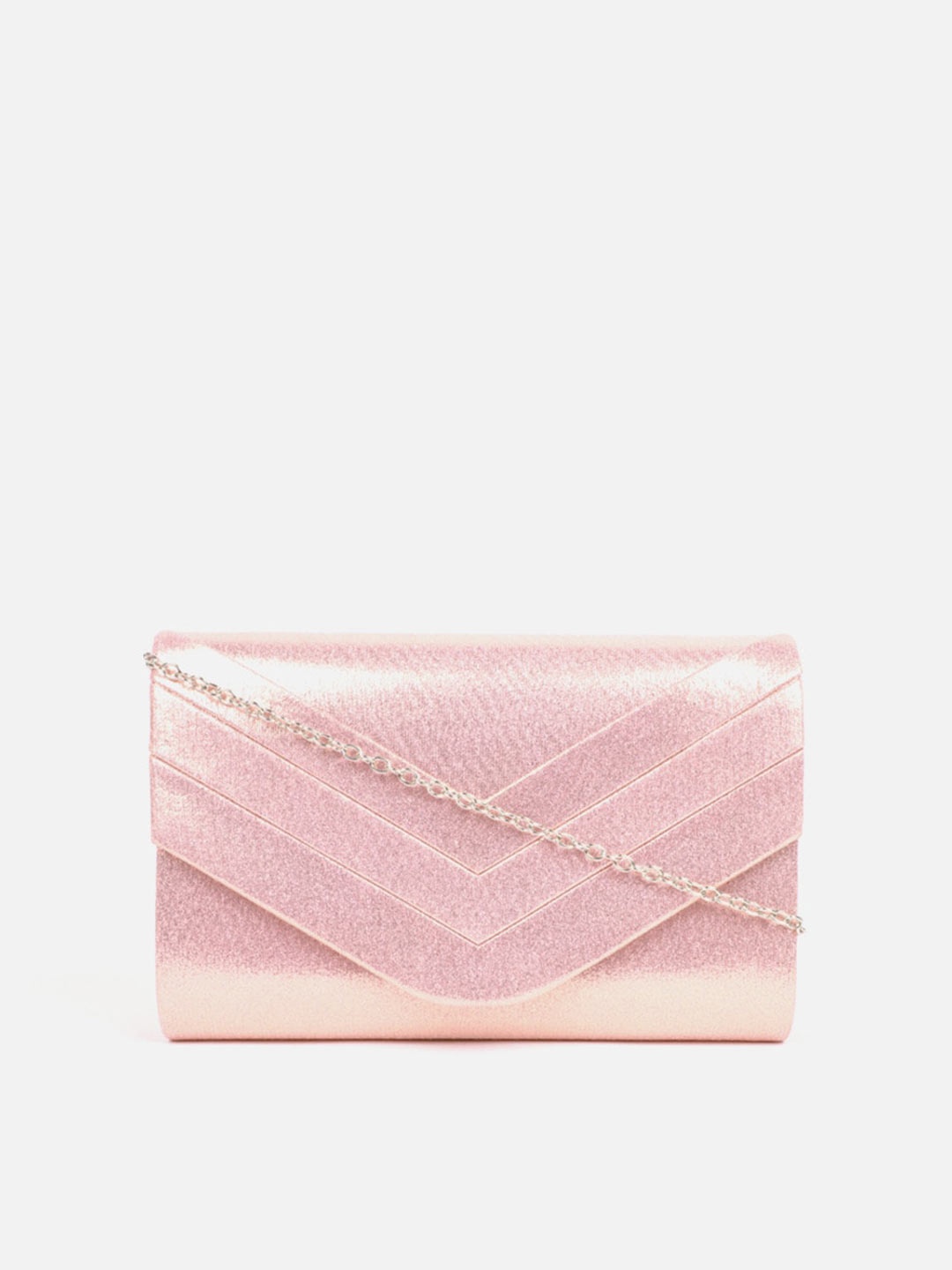 

Carlton London Textured Envelope Clutch, Pink