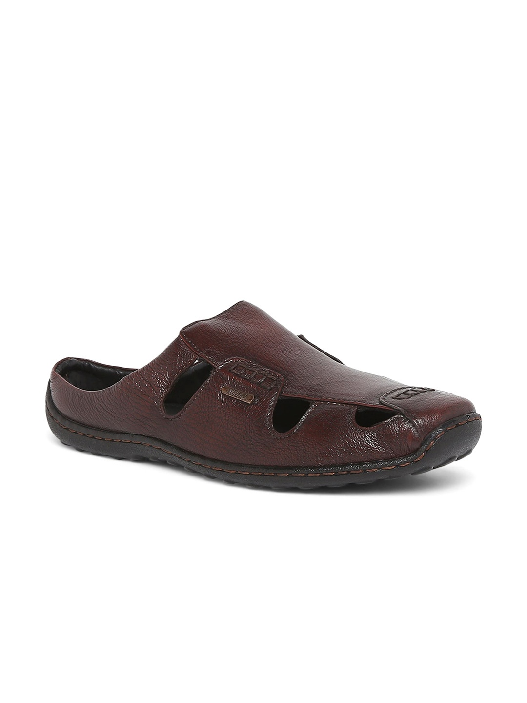 

Buckaroo Men Leather Slip-On Fisherman Sandals, Coffee brown