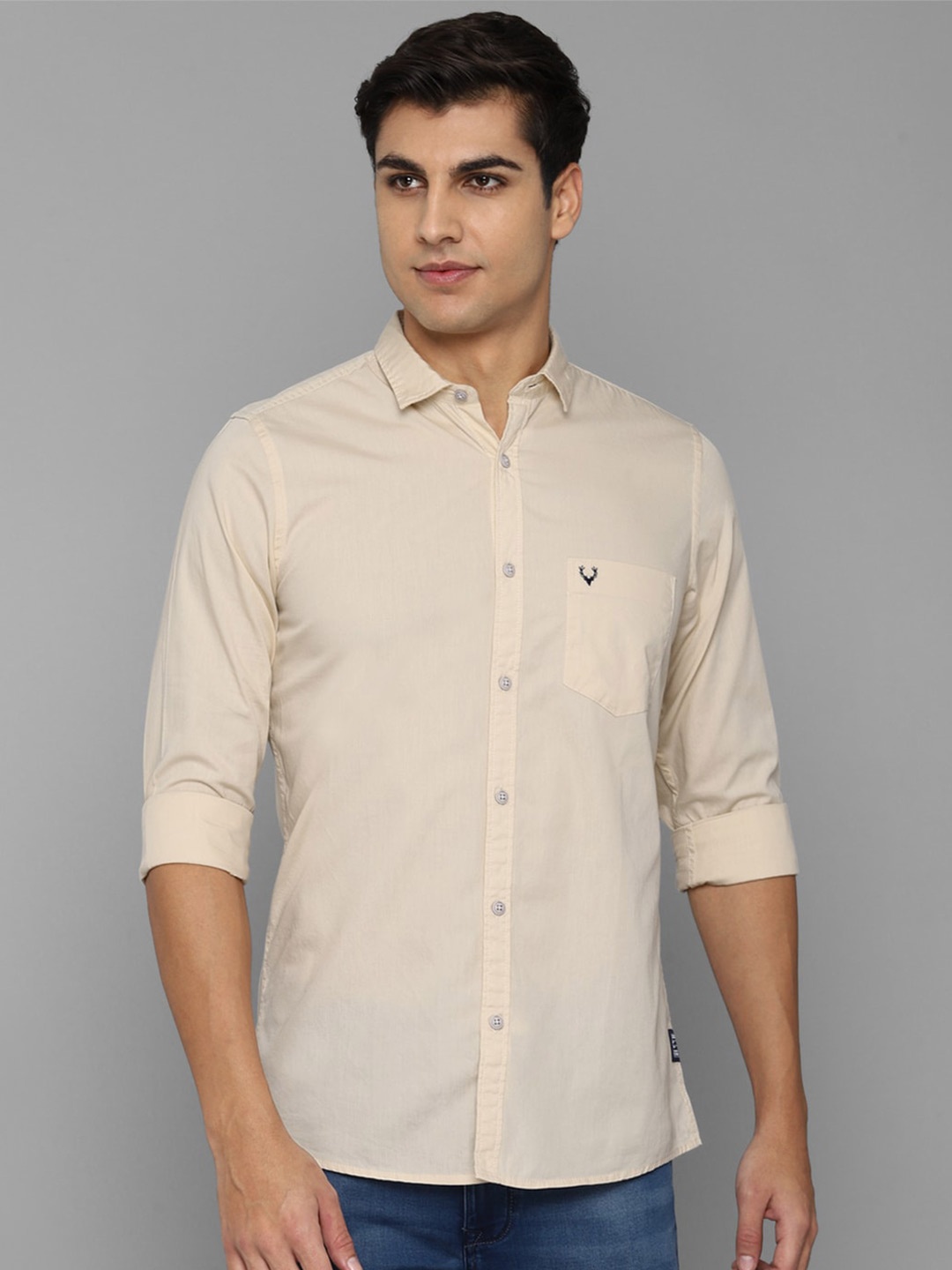 

Allen Solly Sport Men Casual Cotton Shirt, Beige