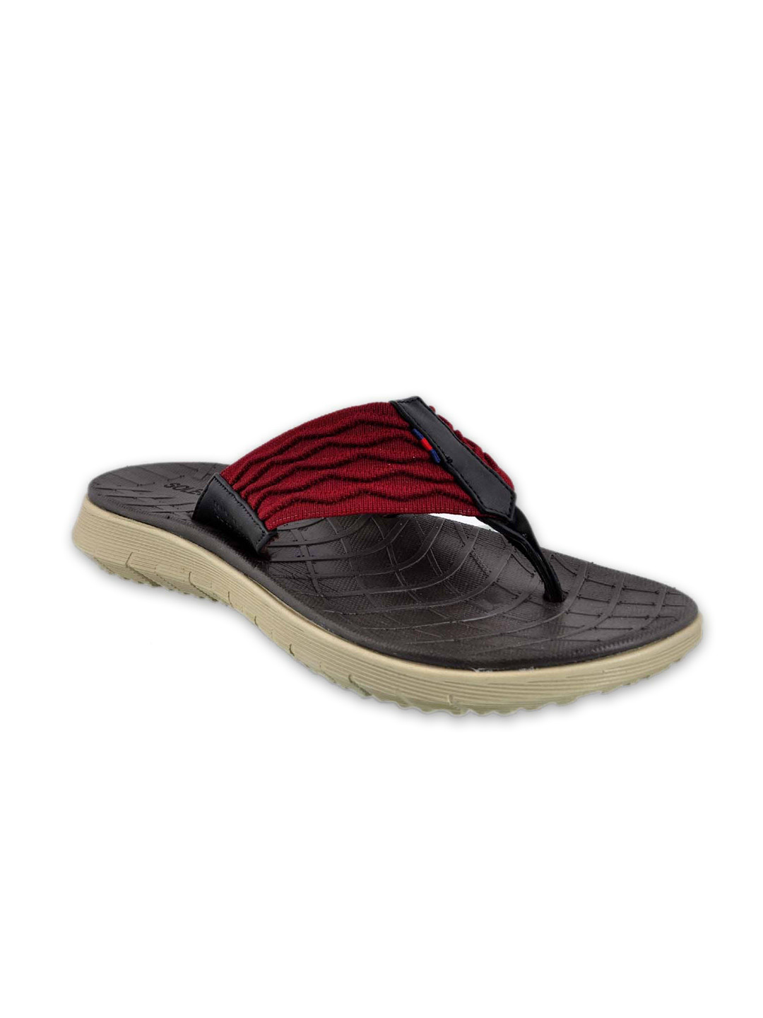 

Buckaroo Men Leather Slip-On Comfort Sandals, Black