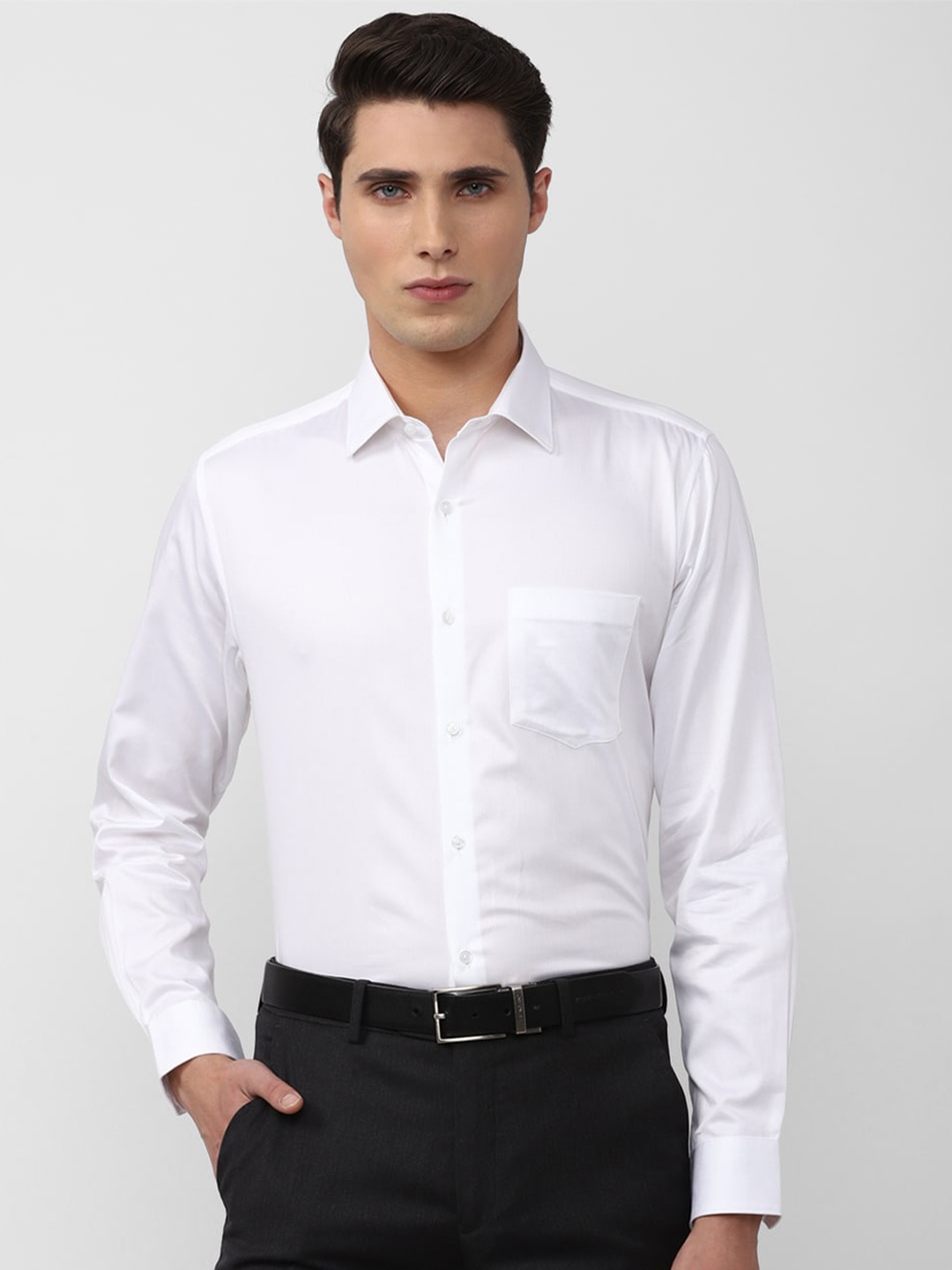 

Van Heusen Men Pure Cotton Formal Shirt, White