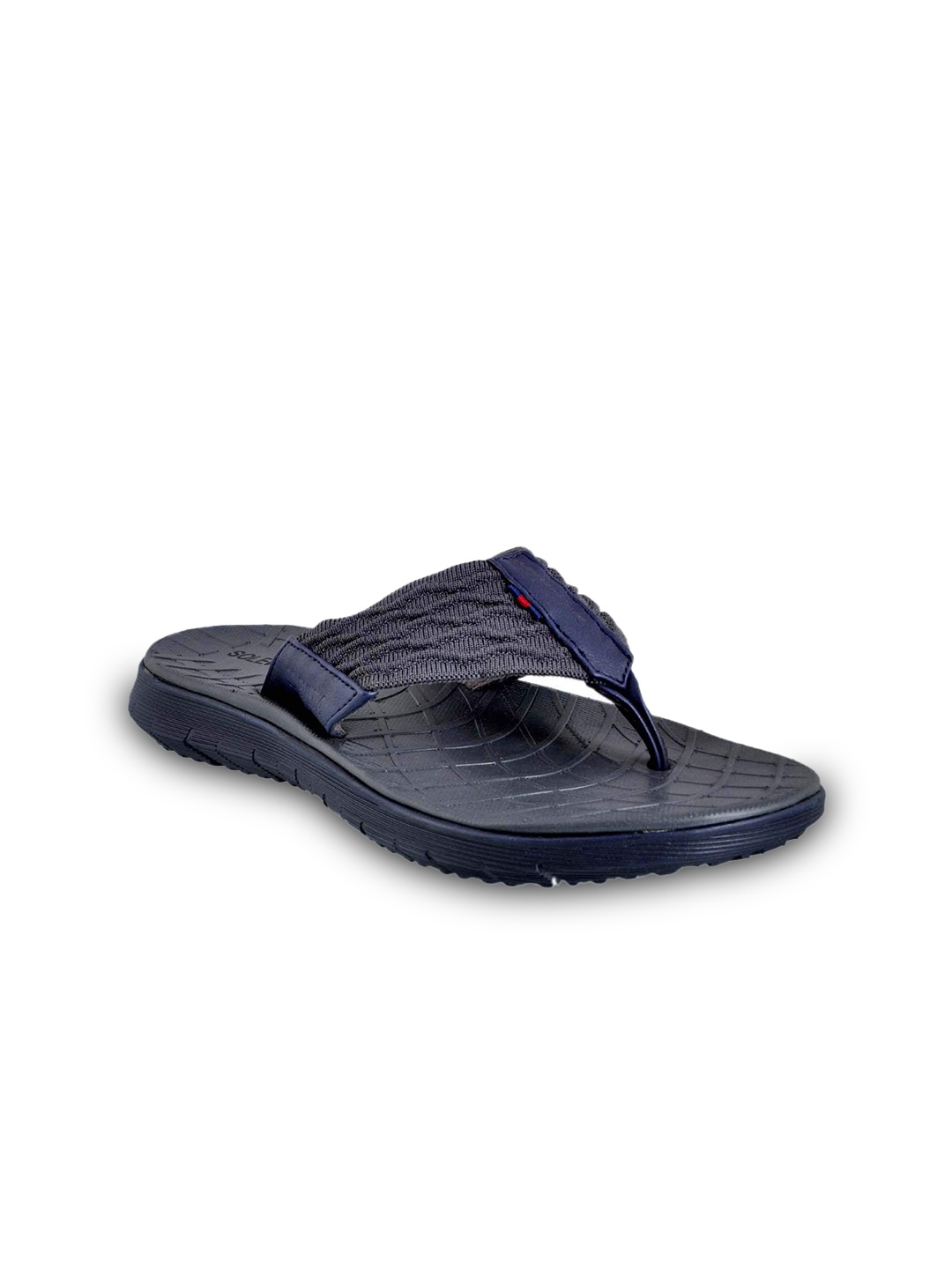 

Buckaroo Men Leather Slip-On Comfort Sandals, Navy blue