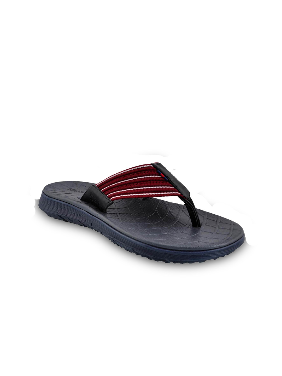 

Buckaroo Men Leather Slip-On Comfort Sandals, Navy blue