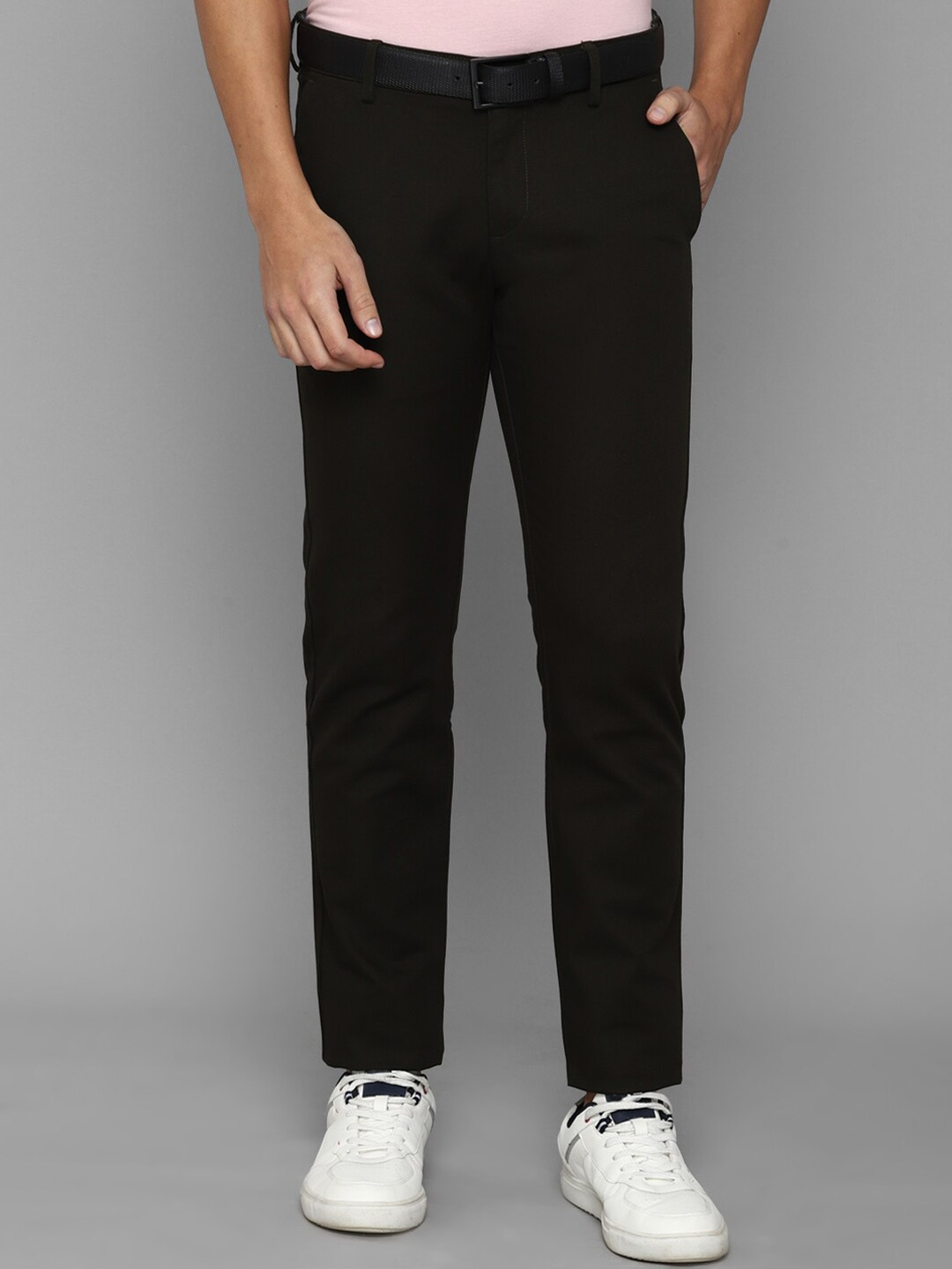 

Allen Solly Sport Men Black Slim Fit Trousers