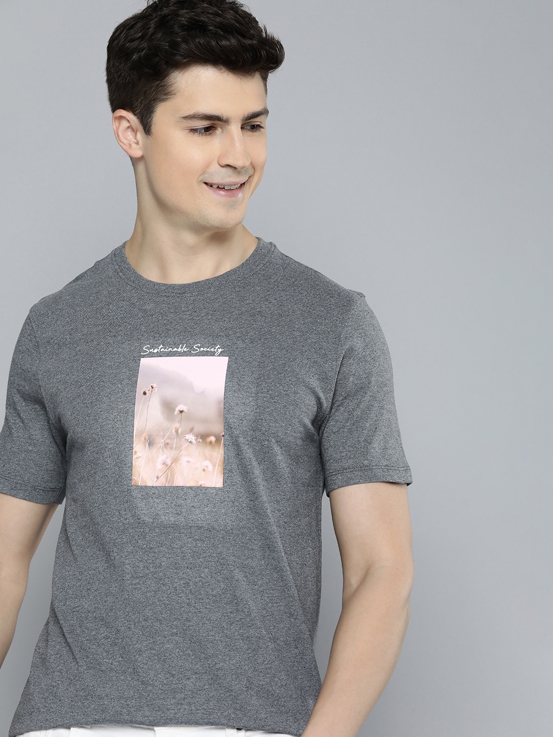 

M&H Our Water Printed T-shirt, Grey