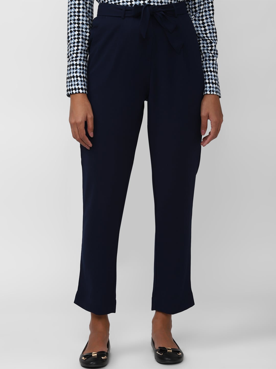 

Van Heusen Woman Women Parallel Trousers, Navy blue