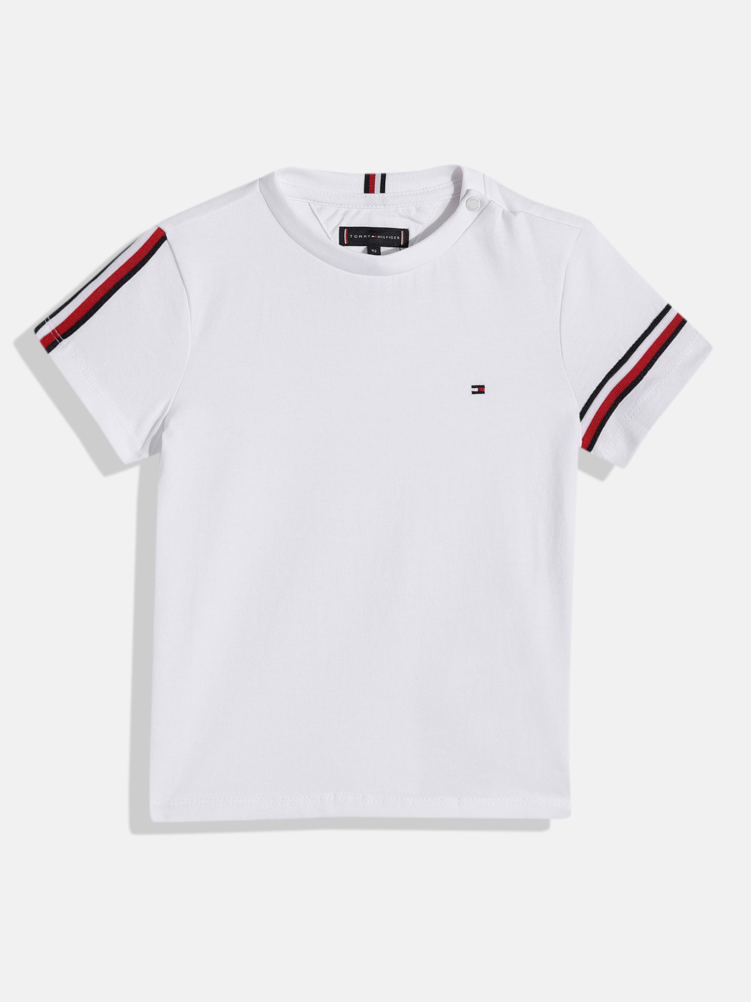 

Tommy Hilfiger Boys Pure Cotton Sustainable T-shirt, White