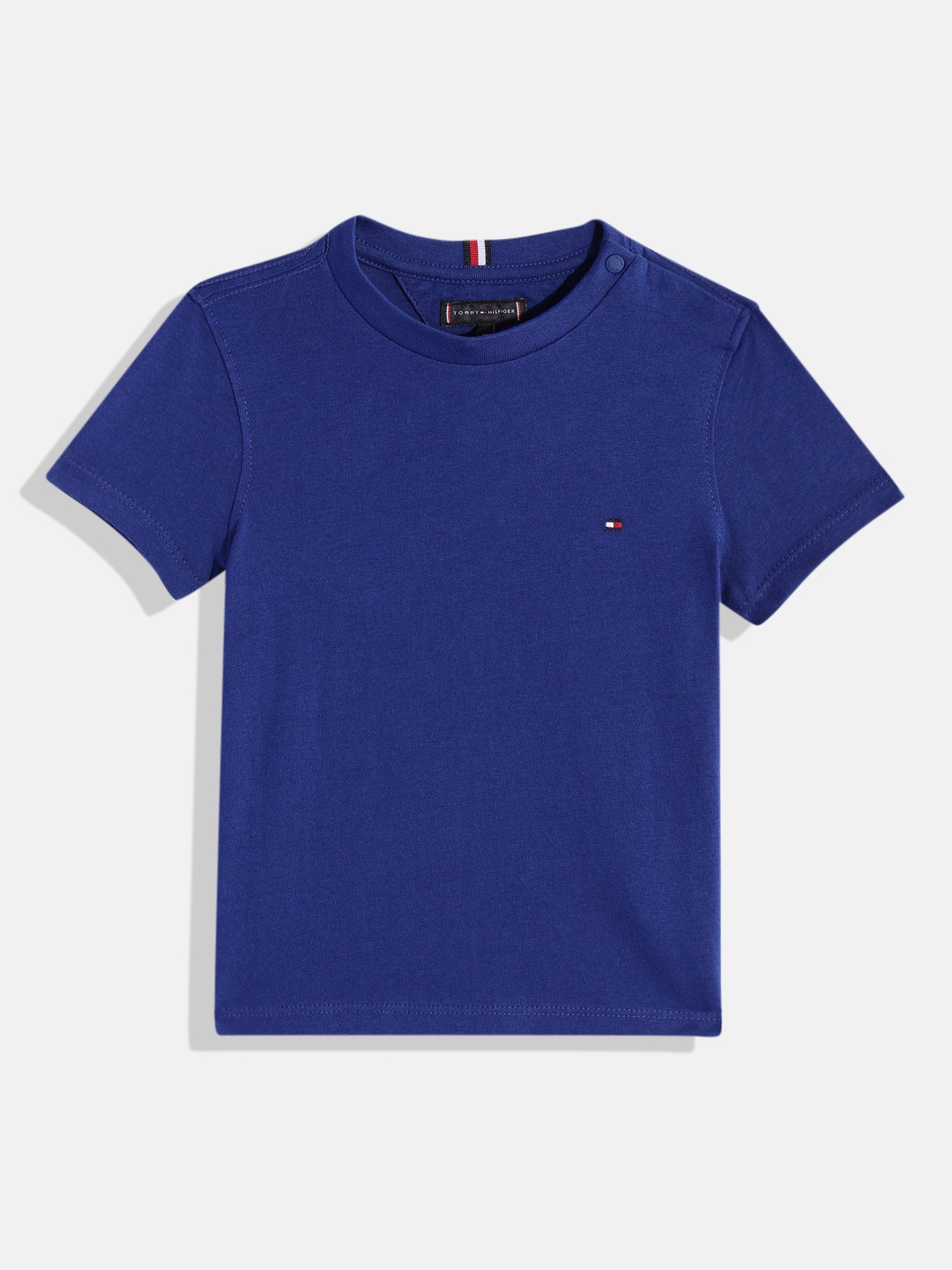

Tommy Hilfiger Boys Pure Cotton Sustainable T-shirt, Blue