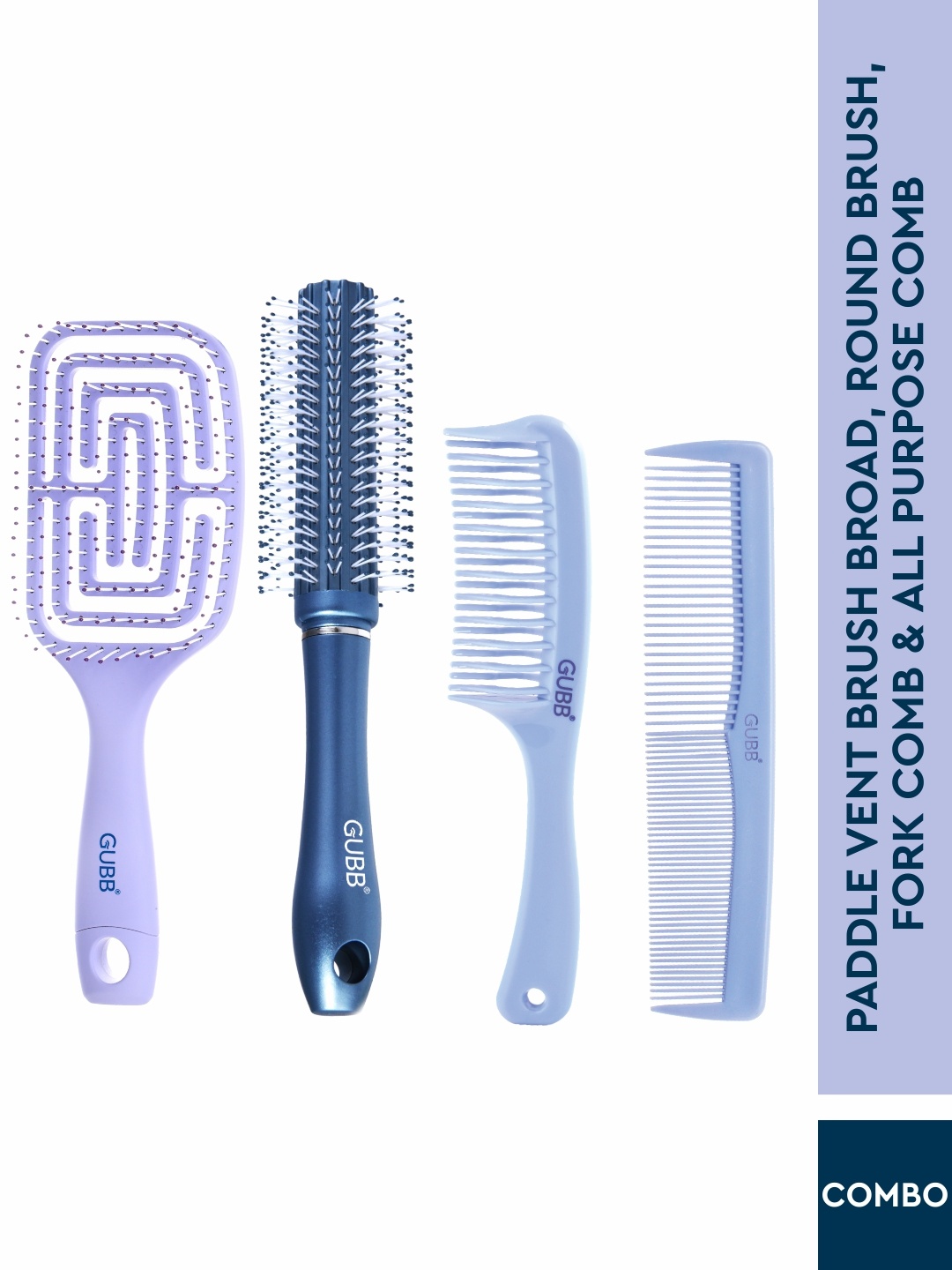 

GUBB French Hues Paddle Vent Brush Broad, Blue