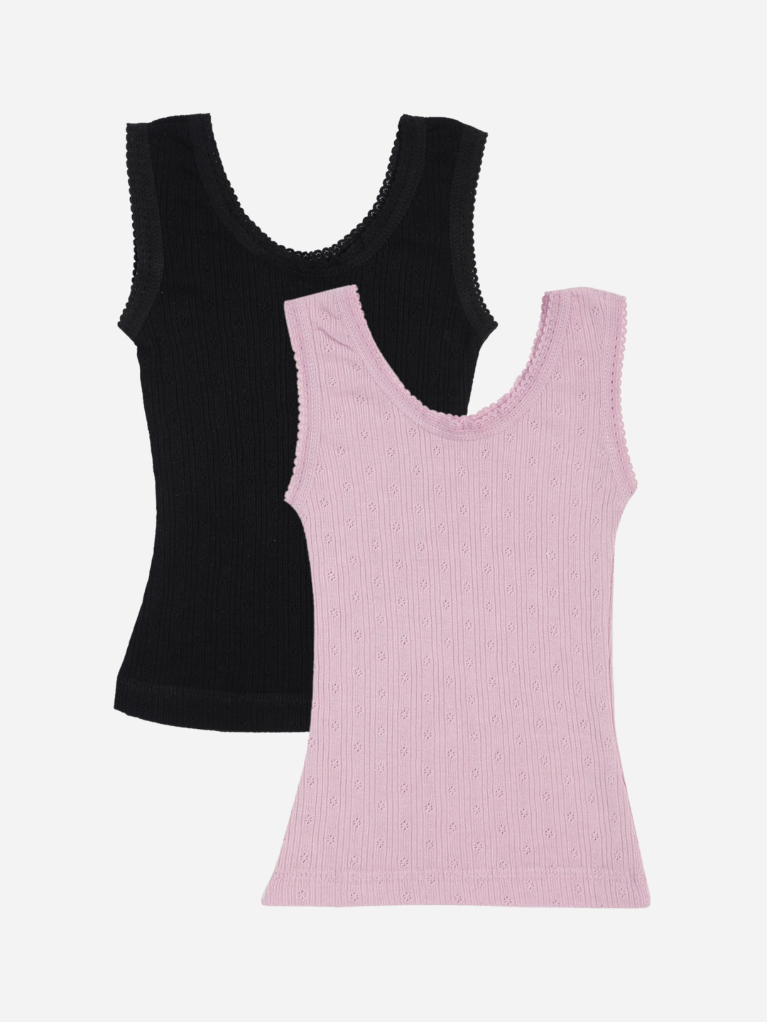 

Kanvin Girls Pack Of 2 Thermal Tops, Pink