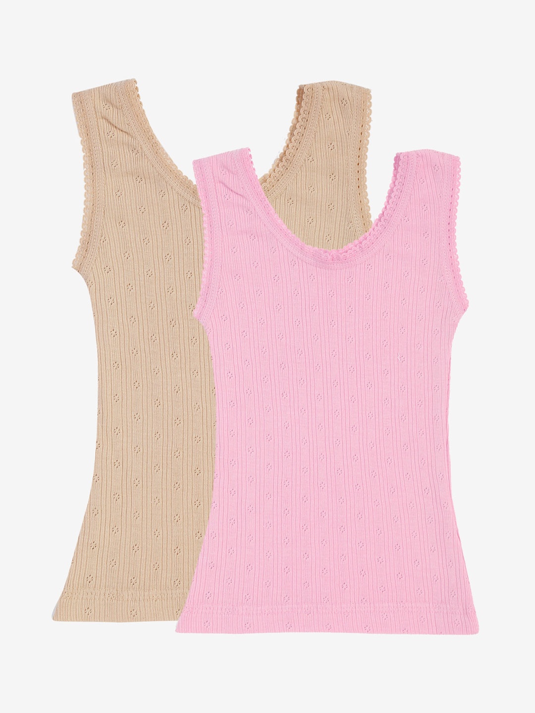 

Kanvin Girls Pack Of 2 Thermal Tops, Pink