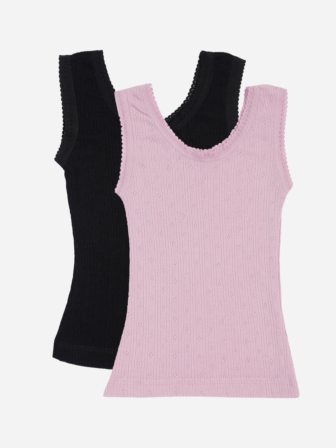 

Kanvin Girls Pack Of 2 Thermal Tops, Pink