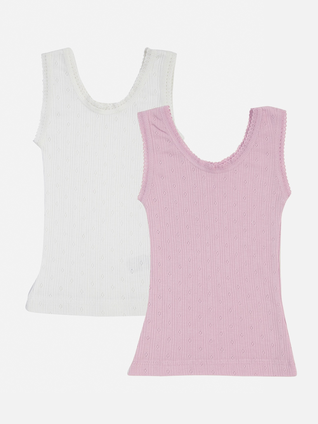 

Kanvin Girls Pack Of 2 Thermal Tops, Pink