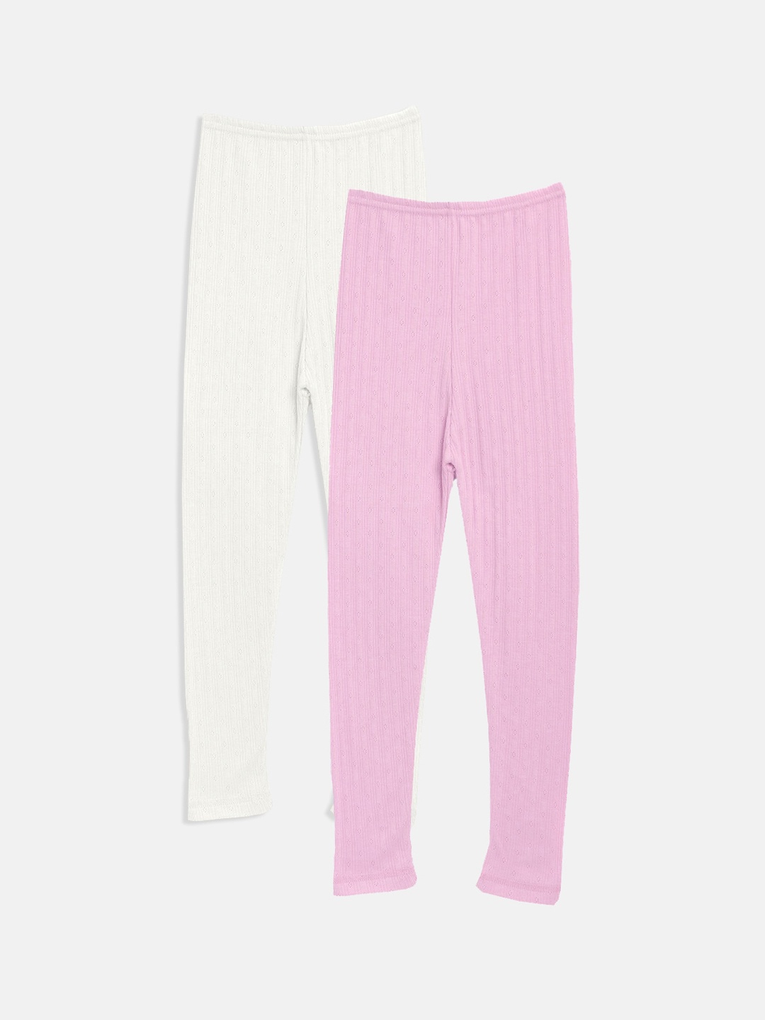 

Kanvin Girls Pack Of 2 Thermal Bottoms, Pink