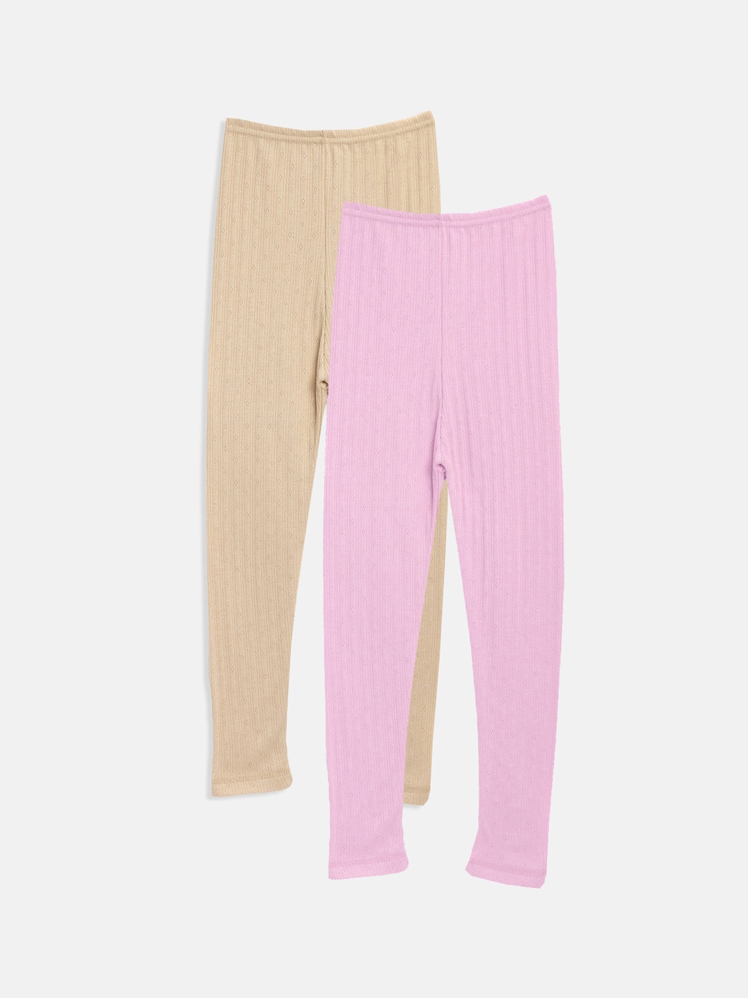 

Kanvin Girls Pack Of 2 Thermal Bottoms, Pink