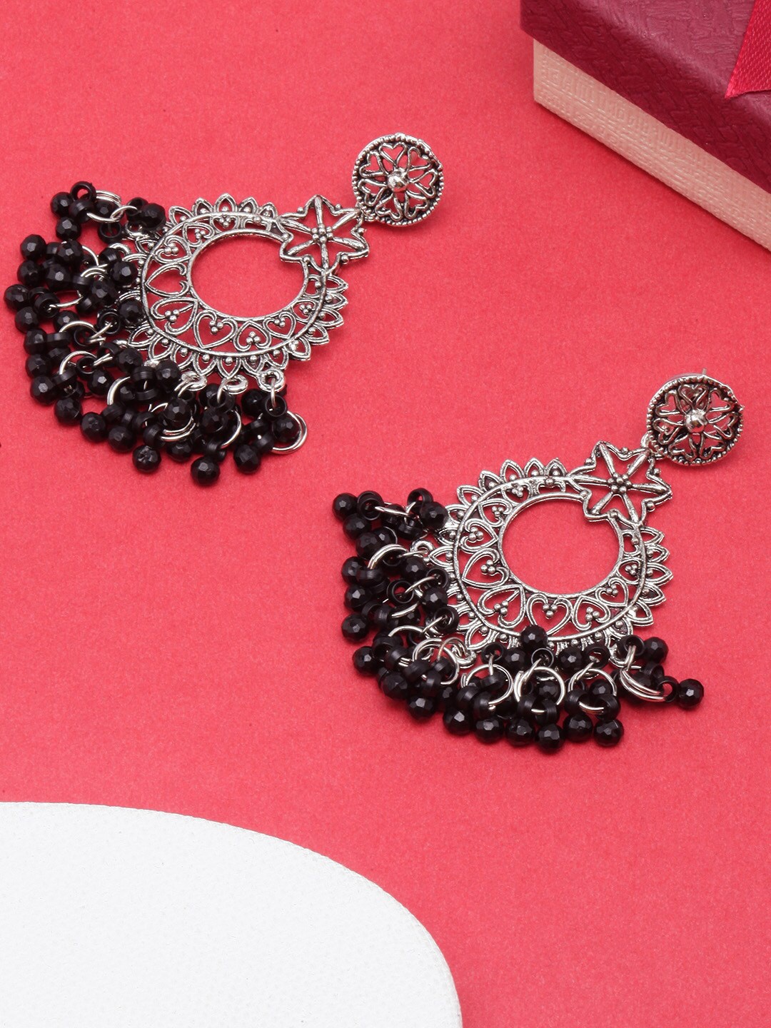 

DIVA WALK Silver-Plated Classic Drop Earrings