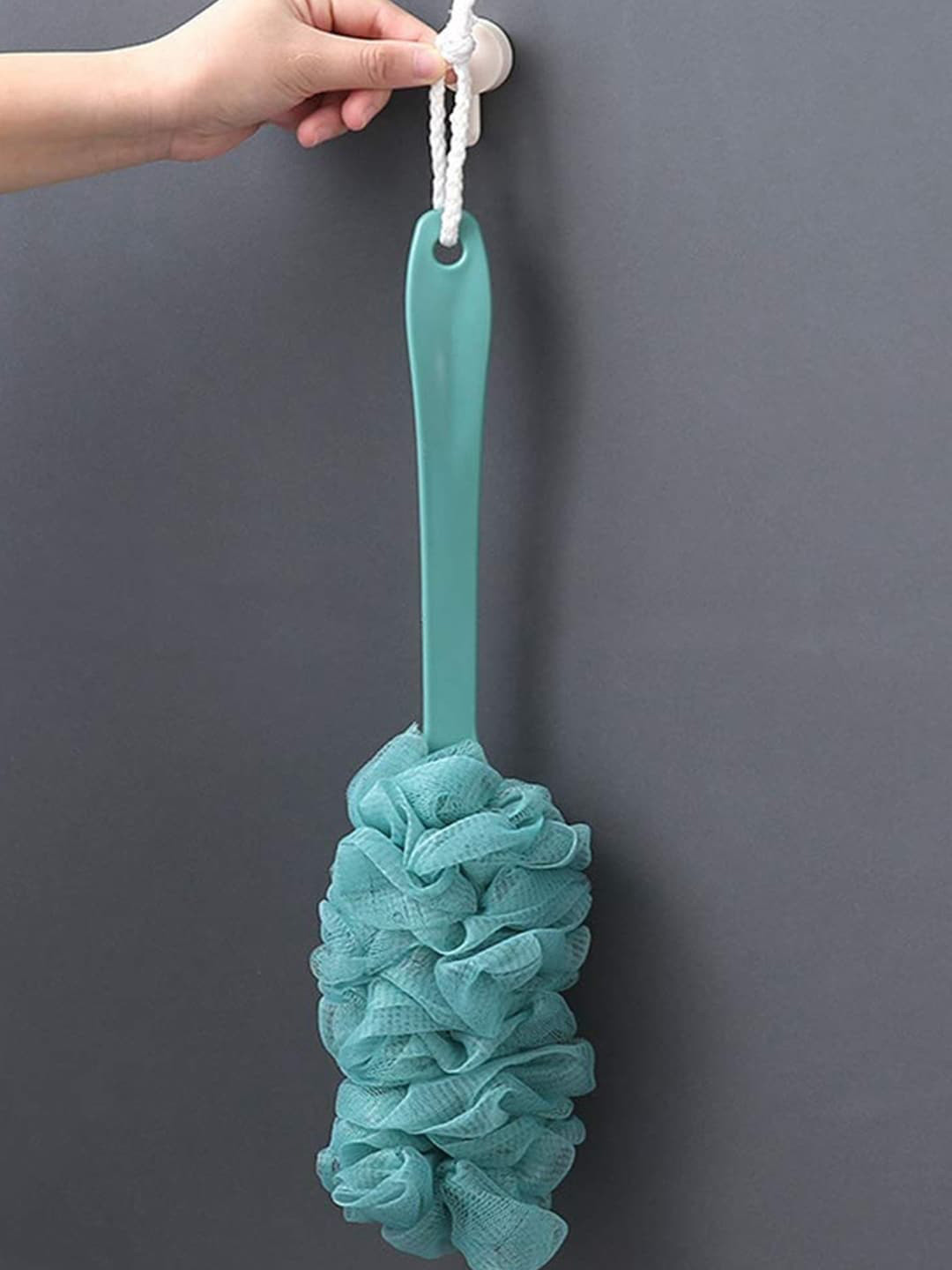 

MARKET99 Body Brush Loofah With Long Handle, Green